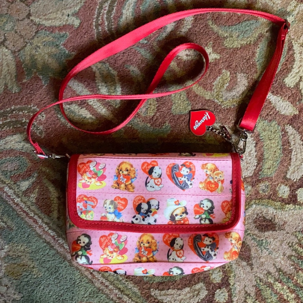 Harvey’s seatbelt bag puppy love crossbody bag